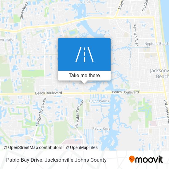 Pablo Bay Drive map