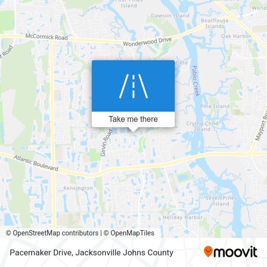 Pacemaker Drive map