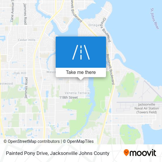 Painted Pony Drive map