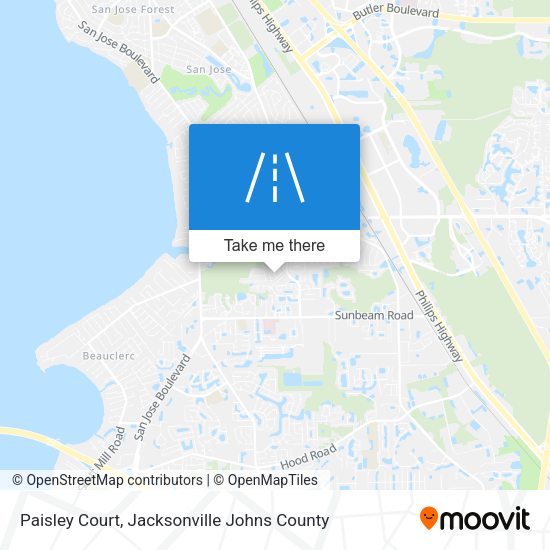 Paisley Court map
