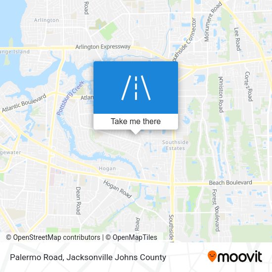 Palermo Road map