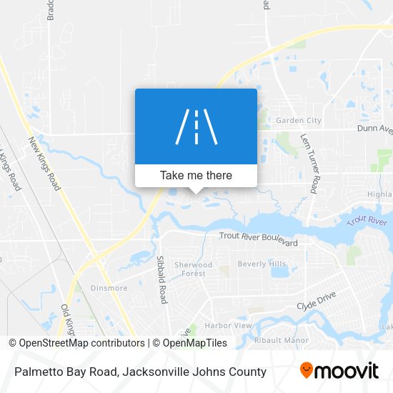 Palmetto Bay Road map