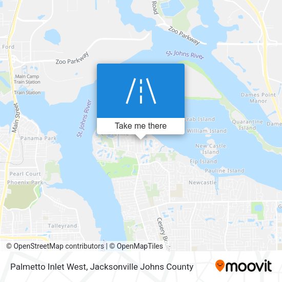 Palmetto Inlet West map