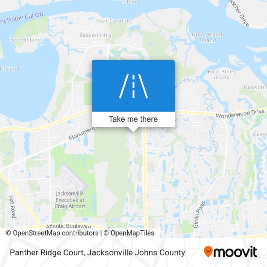 Mapa de Panther Ridge Court