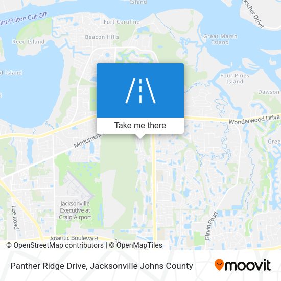 Mapa de Panther Ridge Drive