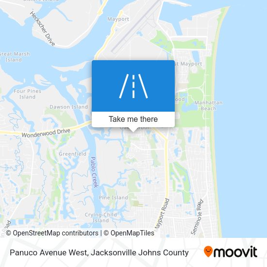 Panuco Avenue West map
