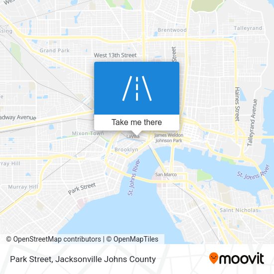 Mapa de Park Street