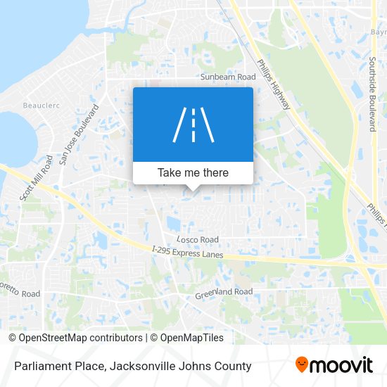 Mapa de Parliament Place