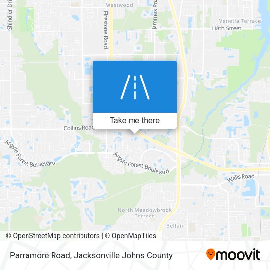 Mapa de Parramore Road
