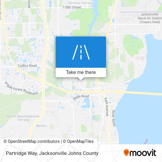 Partridge Way map