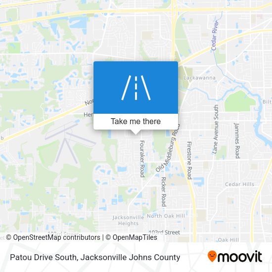 Patou Drive South map