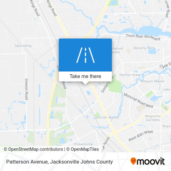 Patterson Avenue map