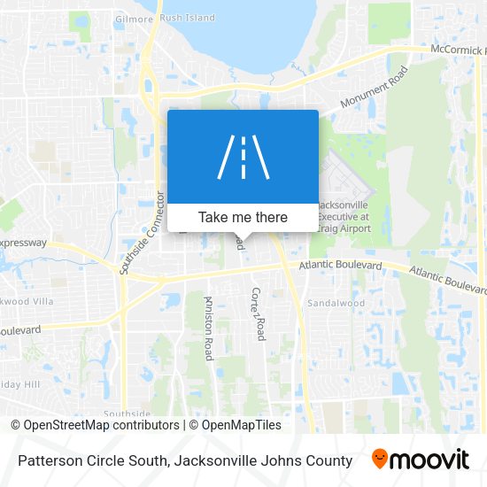 Patterson Circle South map
