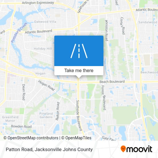 Mapa de Patton Road