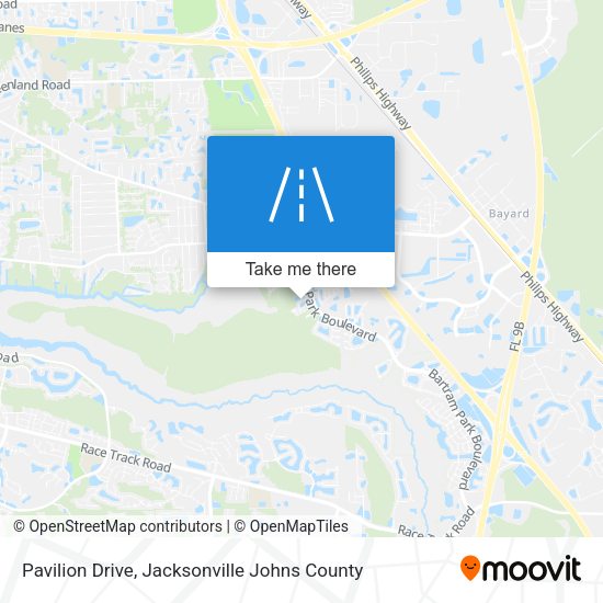 Pavilion Drive map