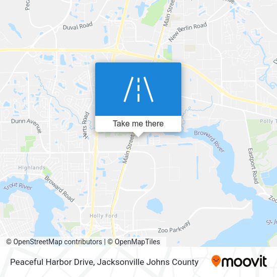 Mapa de Peaceful Harbor Drive