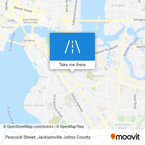 Peacock Street map