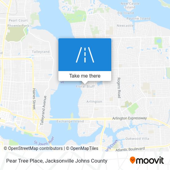 Pear Tree Place map