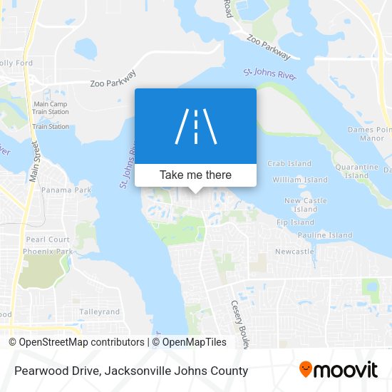 Pearwood Drive map