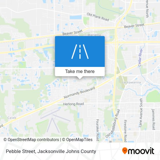 Mapa de Pebble Street