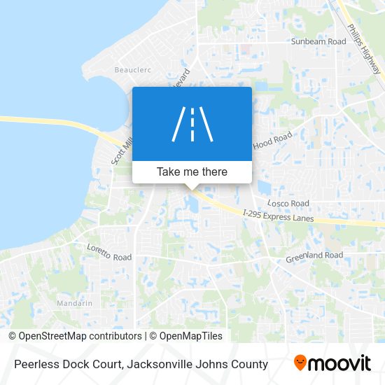 Peerless Dock Court map