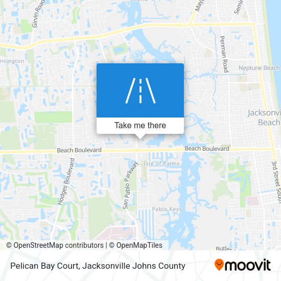 Mapa de Pelican Bay Court