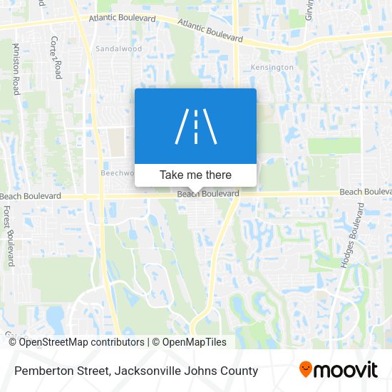 Pemberton Street map