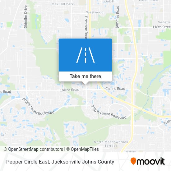 Pepper Circle East map