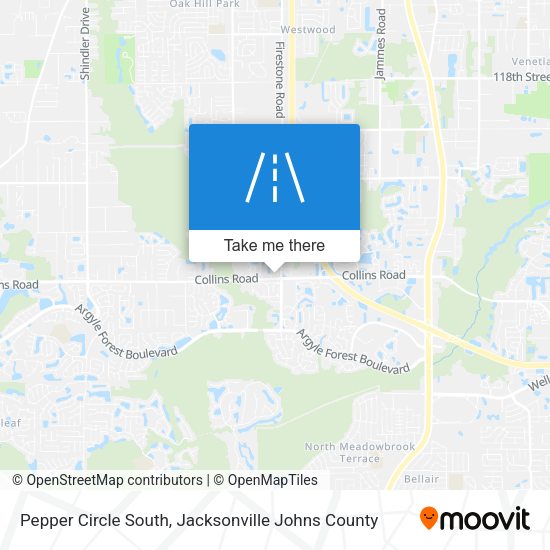 Pepper Circle South map
