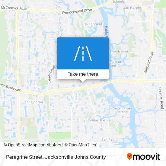 Peregrine Street map