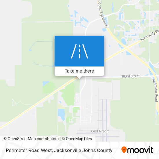 Mapa de Perimeter Road West