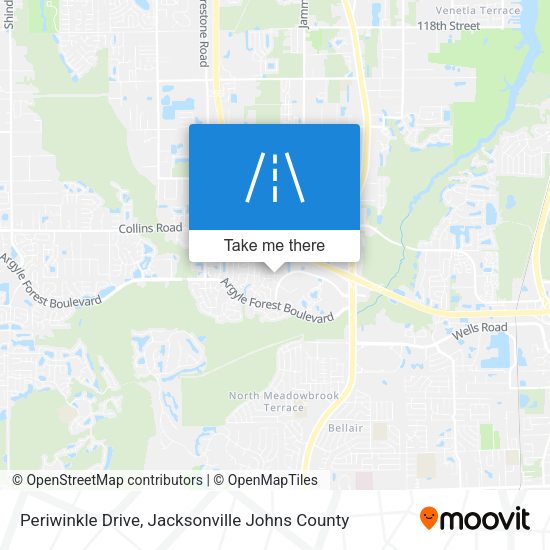 Periwinkle Drive map