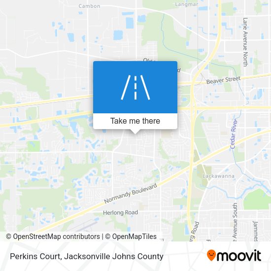 Perkins Court map
