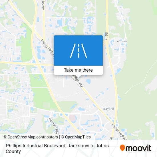 Phillips Industrial Boulevard map