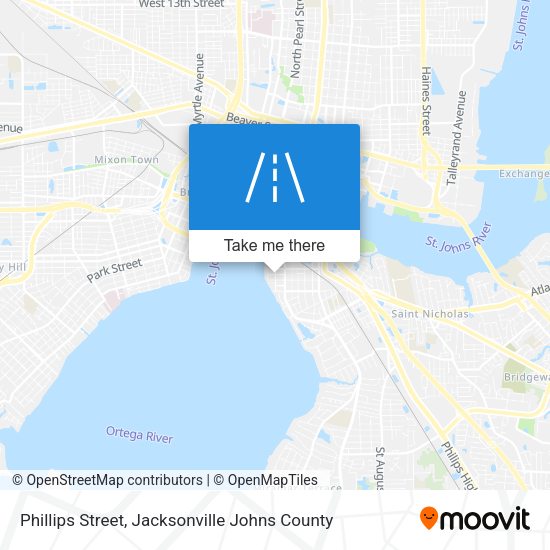 Phillips Street map