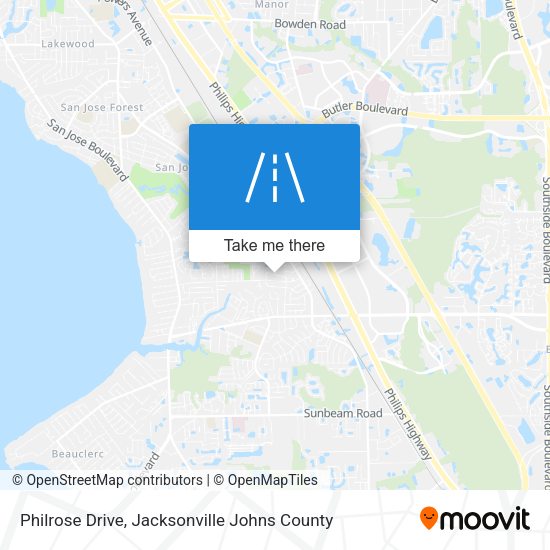 Mapa de Philrose Drive