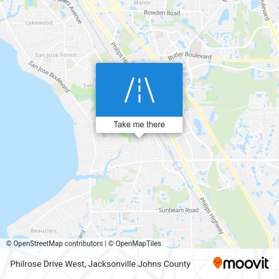 Mapa de Philrose Drive West