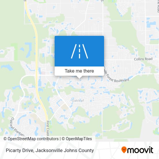Picarty Drive map