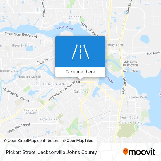 Pickett Street map
