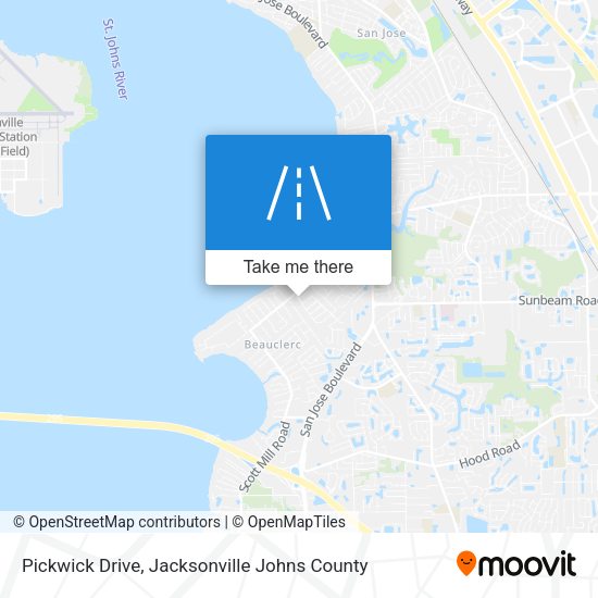 Pickwick Drive map