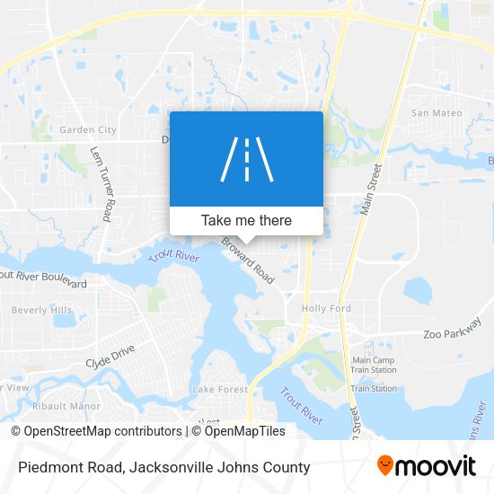 Piedmont Road map