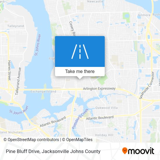 Pine Bluff Drive map