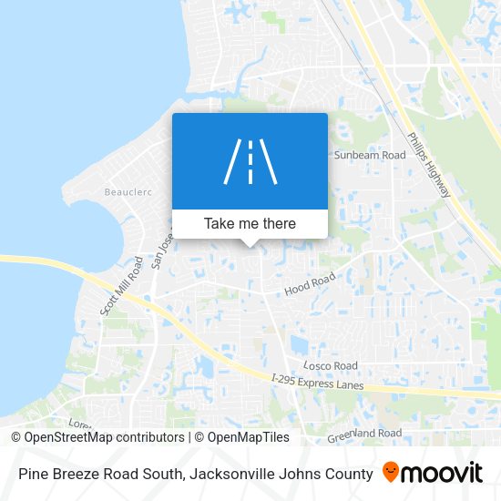 Mapa de Pine Breeze Road South
