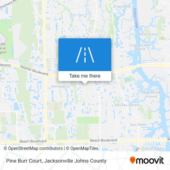 Pine Burr Court map