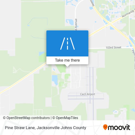 Mapa de Pine Straw Lane