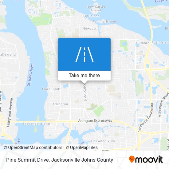 Mapa de Pine Summit Drive