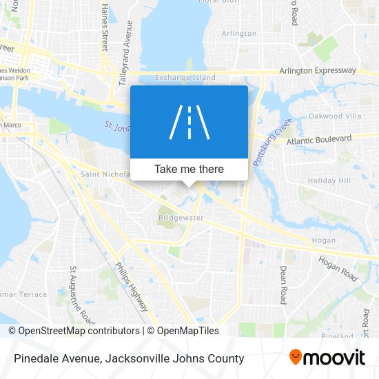 Pinedale Avenue map