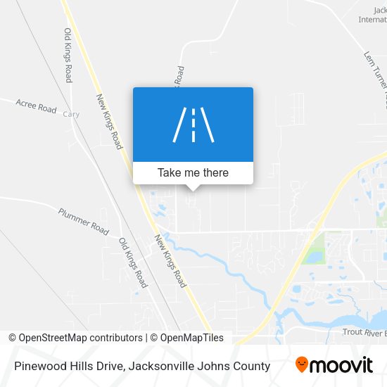 Mapa de Pinewood Hills Drive