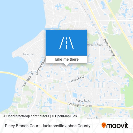 Mapa de Piney Branch Court