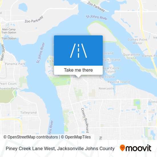Mapa de Piney Creek Lane West